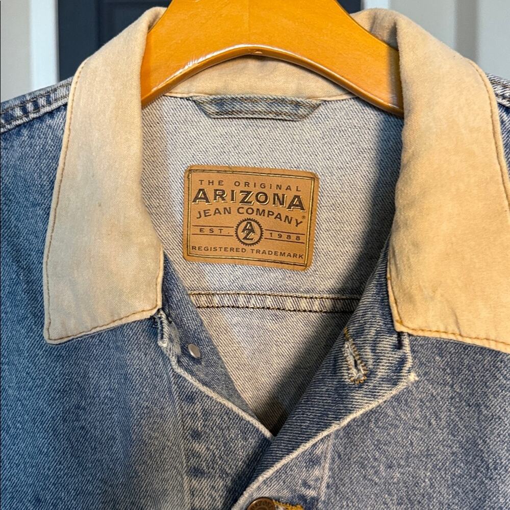 Vintage 90’s Arizona Jean Company Denim Jacket with pockets Med - Picture 4 of 10
